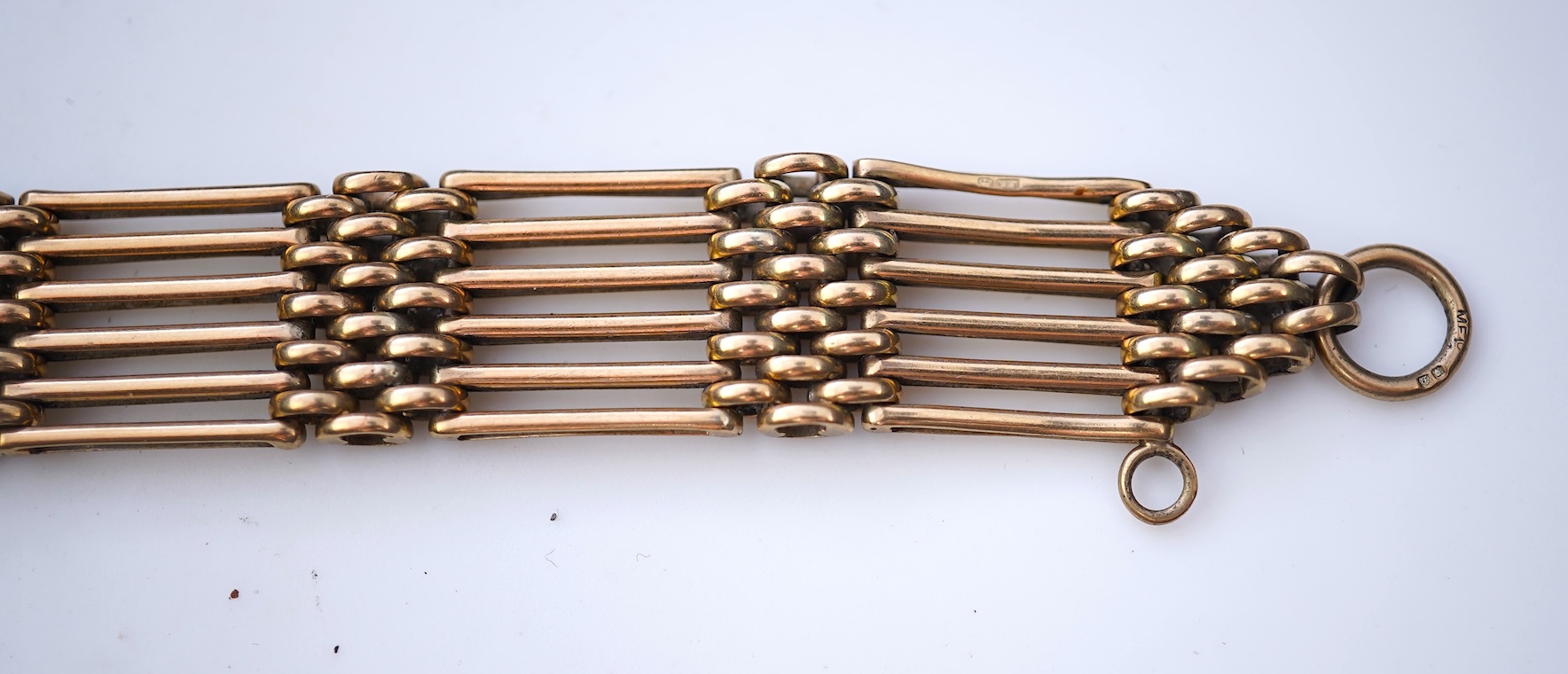 A 9ct gold bracelet, circa 1978